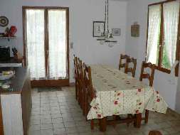 Essecke des Ferienhaus in Grand Village Plage